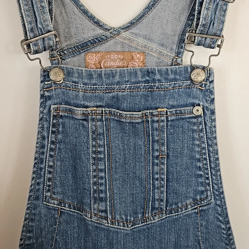 VINTAGE CANDIES DENIM OVERALLS - Picture 3 of 12